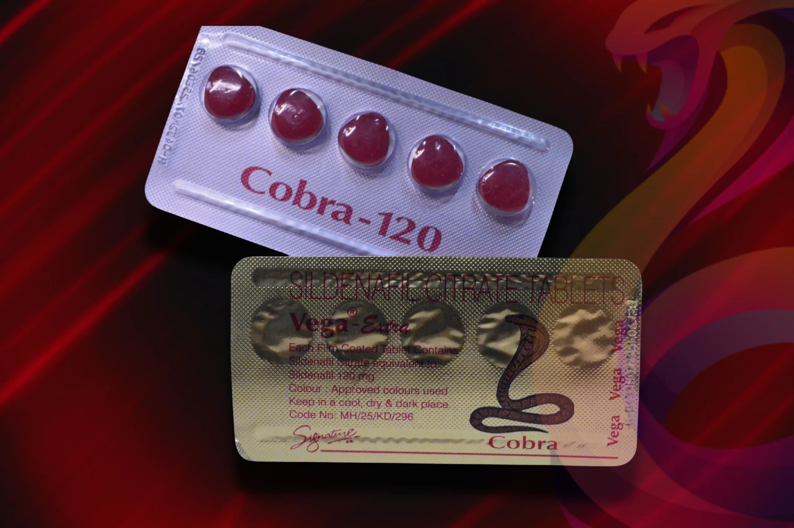 Cobra 120 mg 2 blistry detail