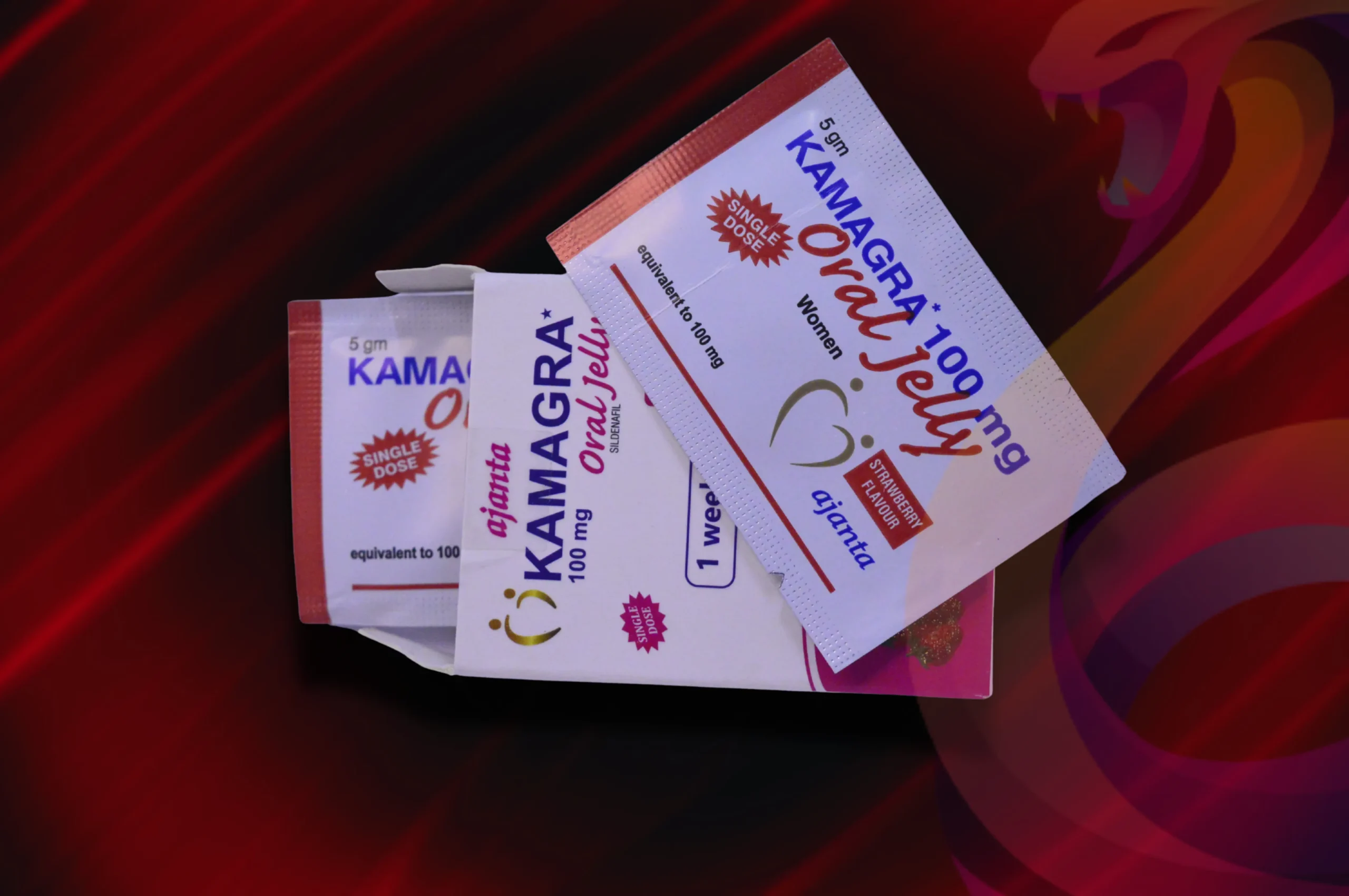 Kamagra Oral Jelly Women balení a 2 sáčky