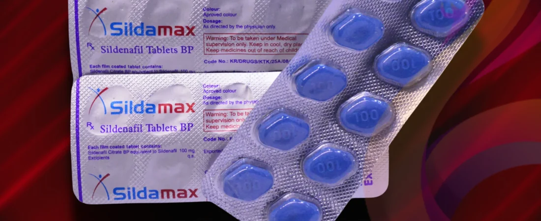 Sildamax 100 mg: účinky, rizika a interakce
