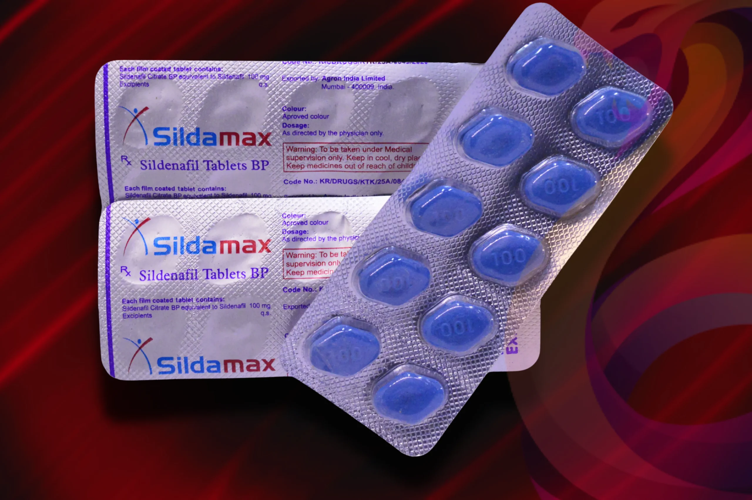 Sildamax 100 mg: účinky, rizika a interakce