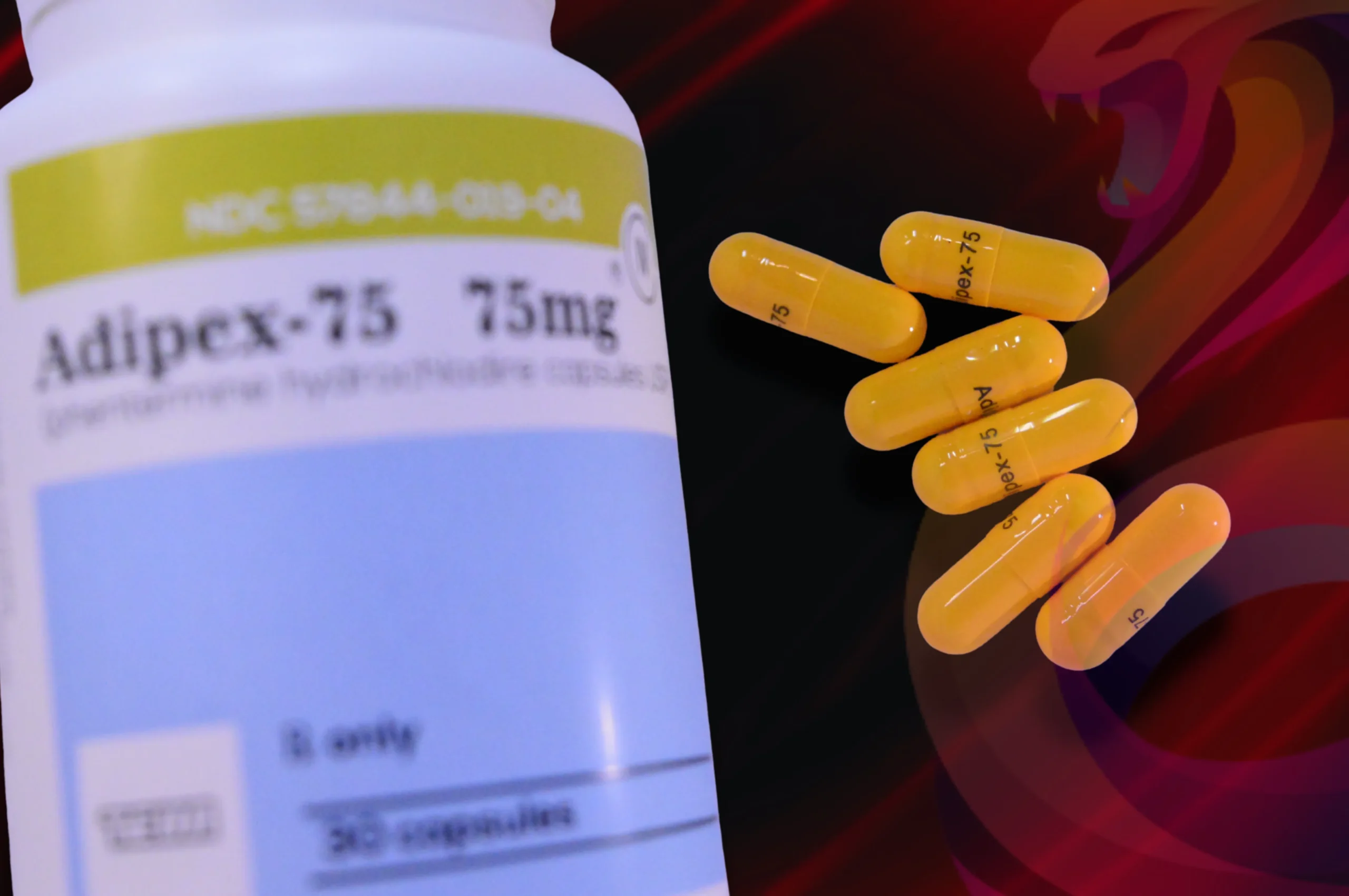 Adipex 75 mg detail na balení a tablety