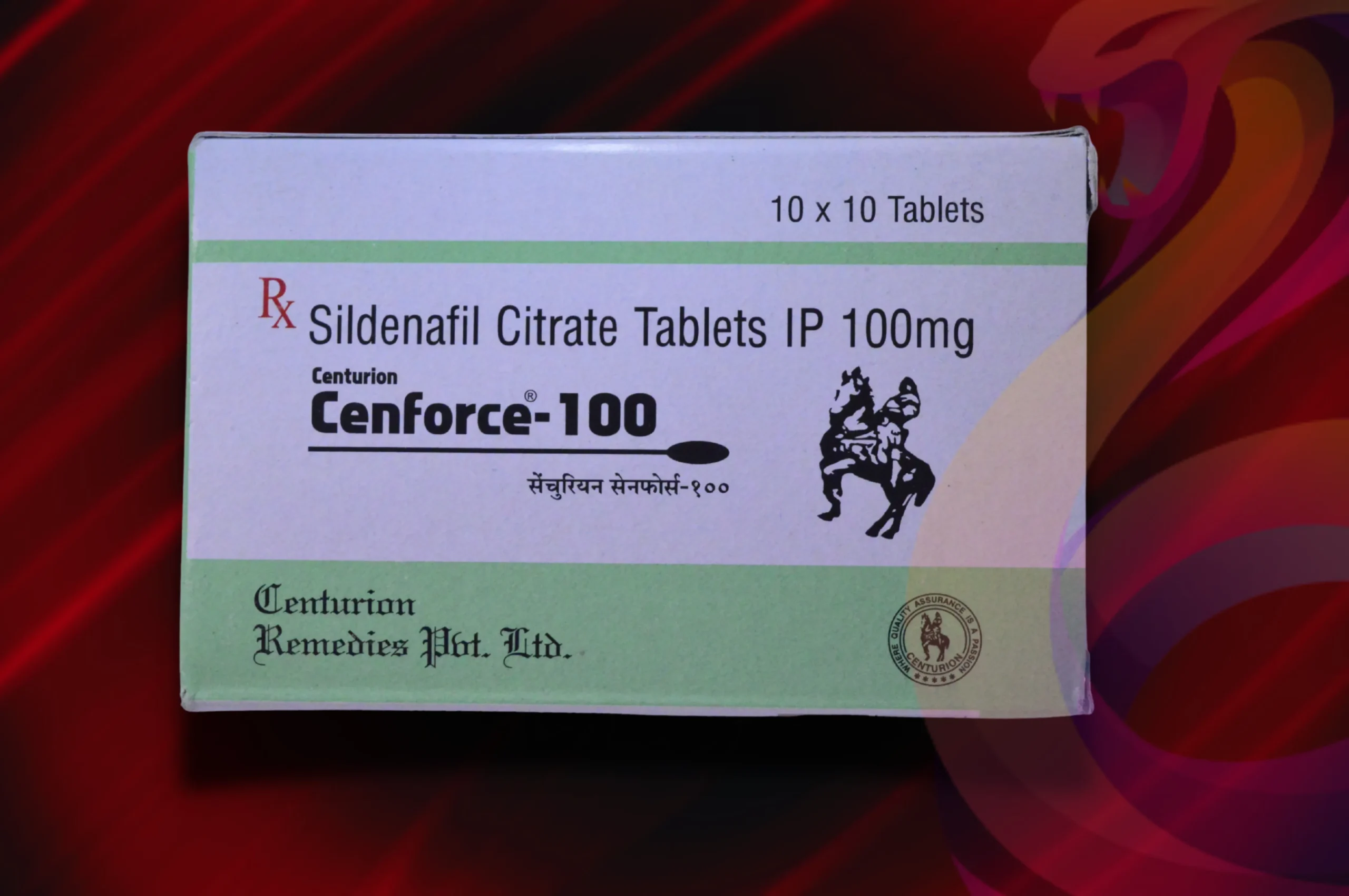 Cenforce 100 mg detail balení