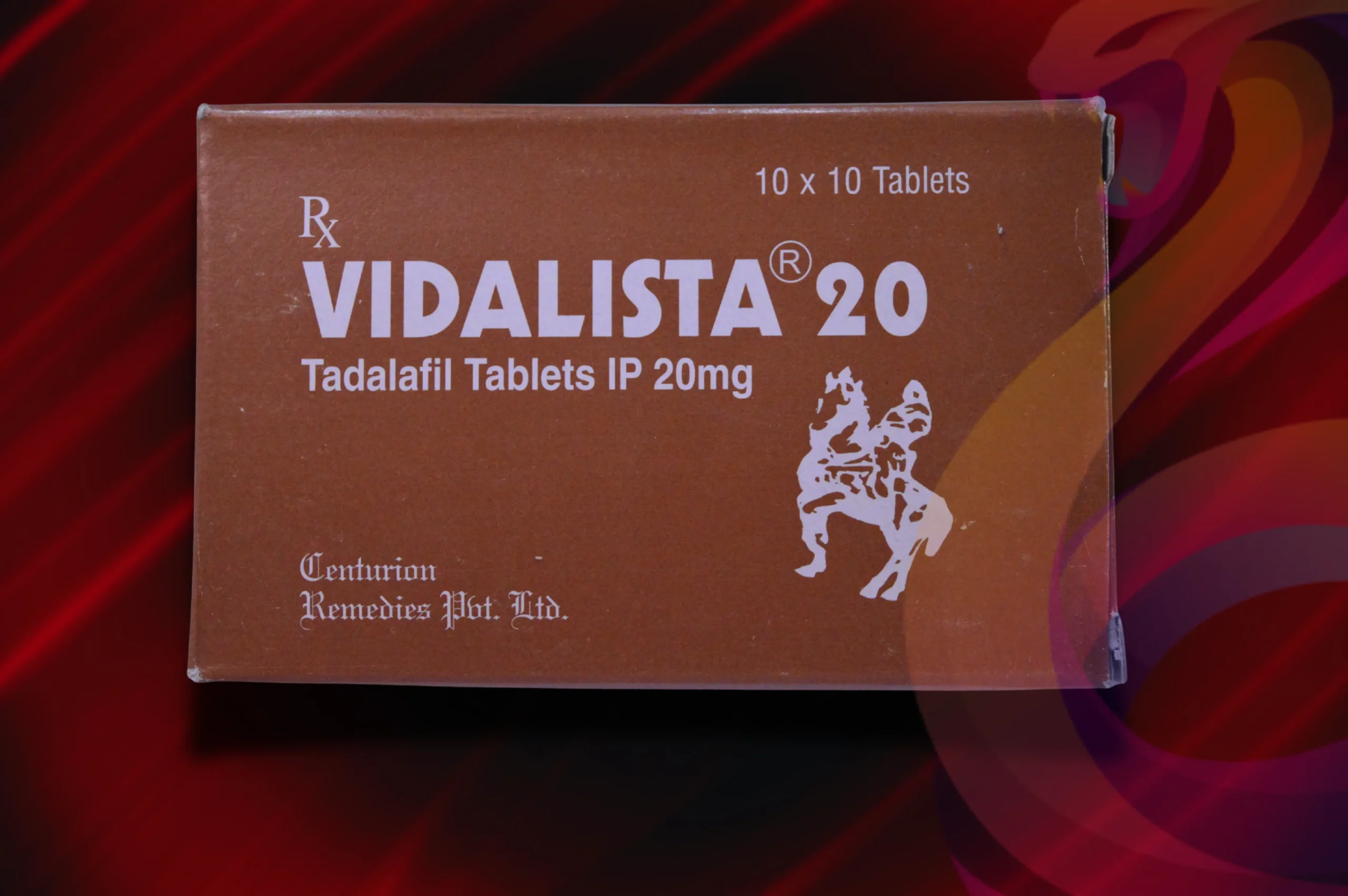 Vidalista 20 mg detail na balení